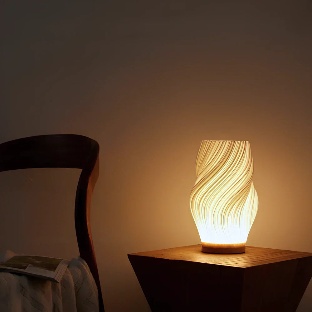 LED Tischlampe Modern Weiß Kunststoff Dimmbar
