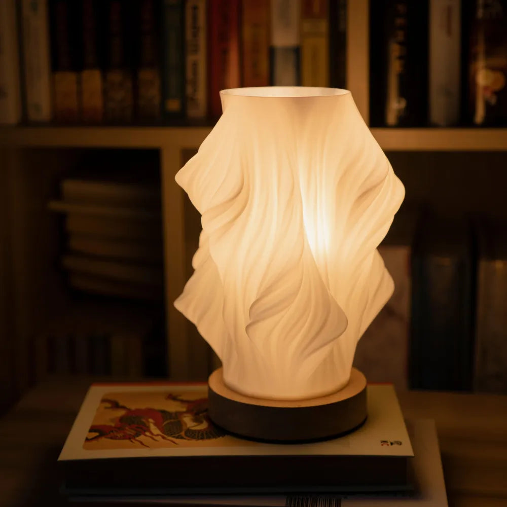 LED Tischlampe Modern Weiß Kunststoff Dimmbar