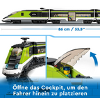 City 60337 Personen-Schnellzug Bausatz, Mehrfarbig