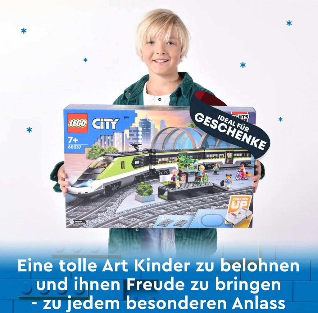 City 60337 Personen-Schnellzug Bausatz, Mehrfarbig