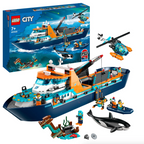 LEGO City 60368 Arktis-Forschungsschiff Bausatz, Mehrfarbig