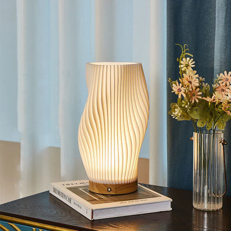 LED Tischlampe Modern Weiß Kunststoff Dimmbar