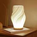 LED Tischlampe Modern Weiß Kunststoff Dimmbar