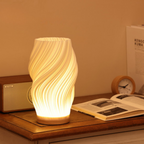 LED Tischlampe Modern Weiß Kunststoff Dimmbar