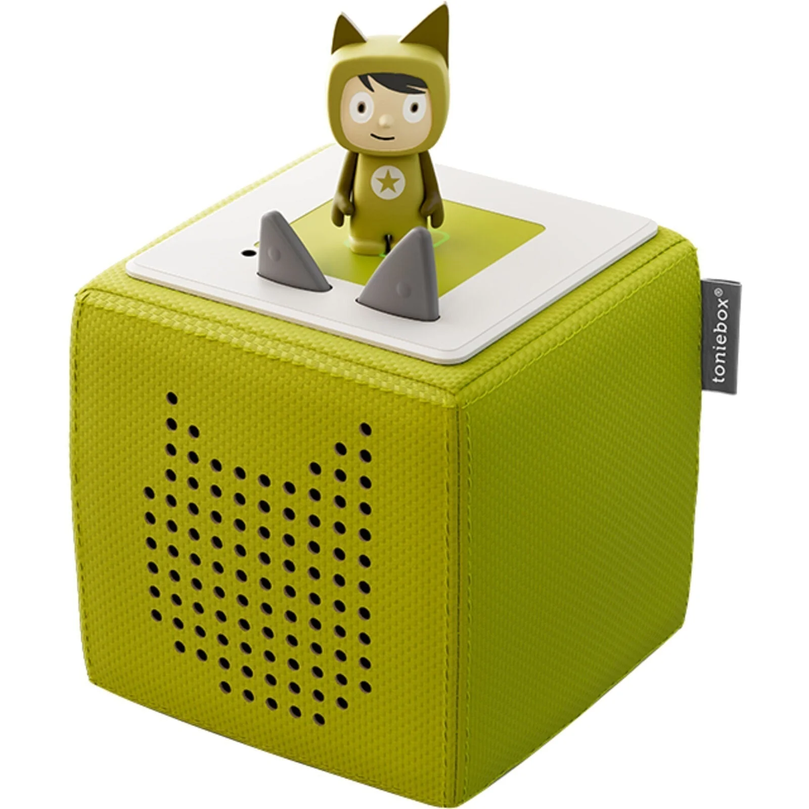 Tonies Toniebox Starterset Grün (Kreativ-Tonie), Lautsprecher