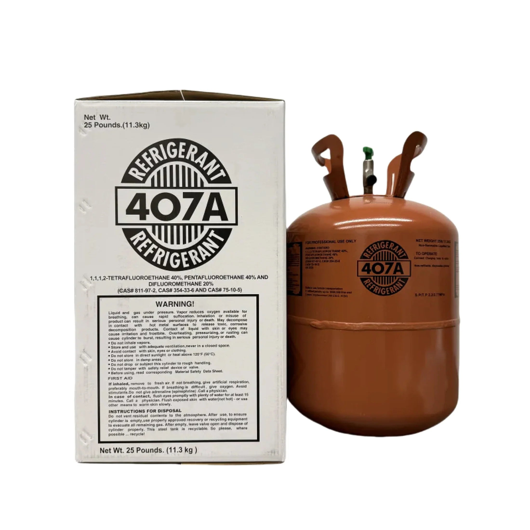 25 LB R-407A HFC Kältemittel Gas für kommerzielle Kühlsysteme - effizient 4