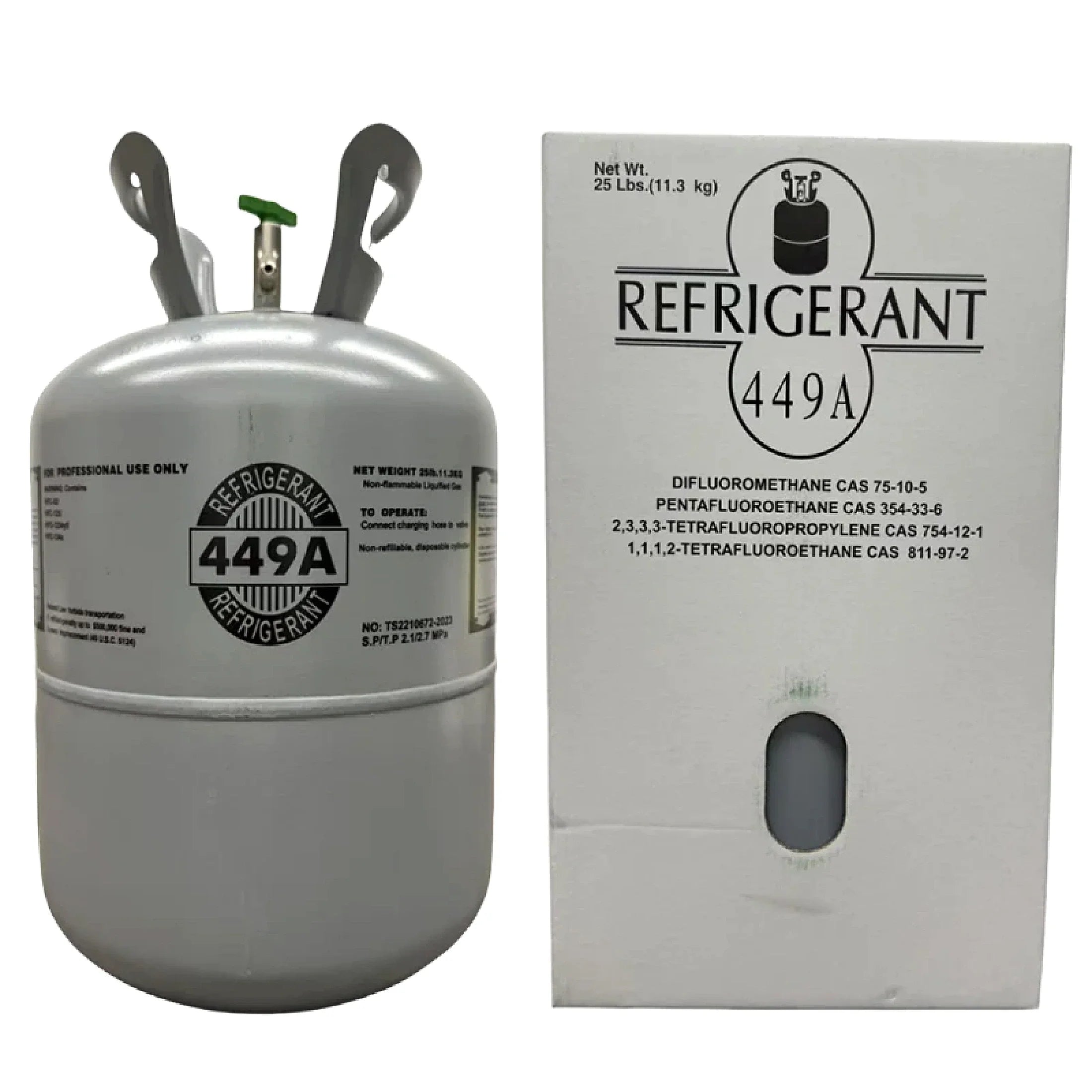 25 lb R449A HFO Gemisch Kältemittel Gaszylinder 4