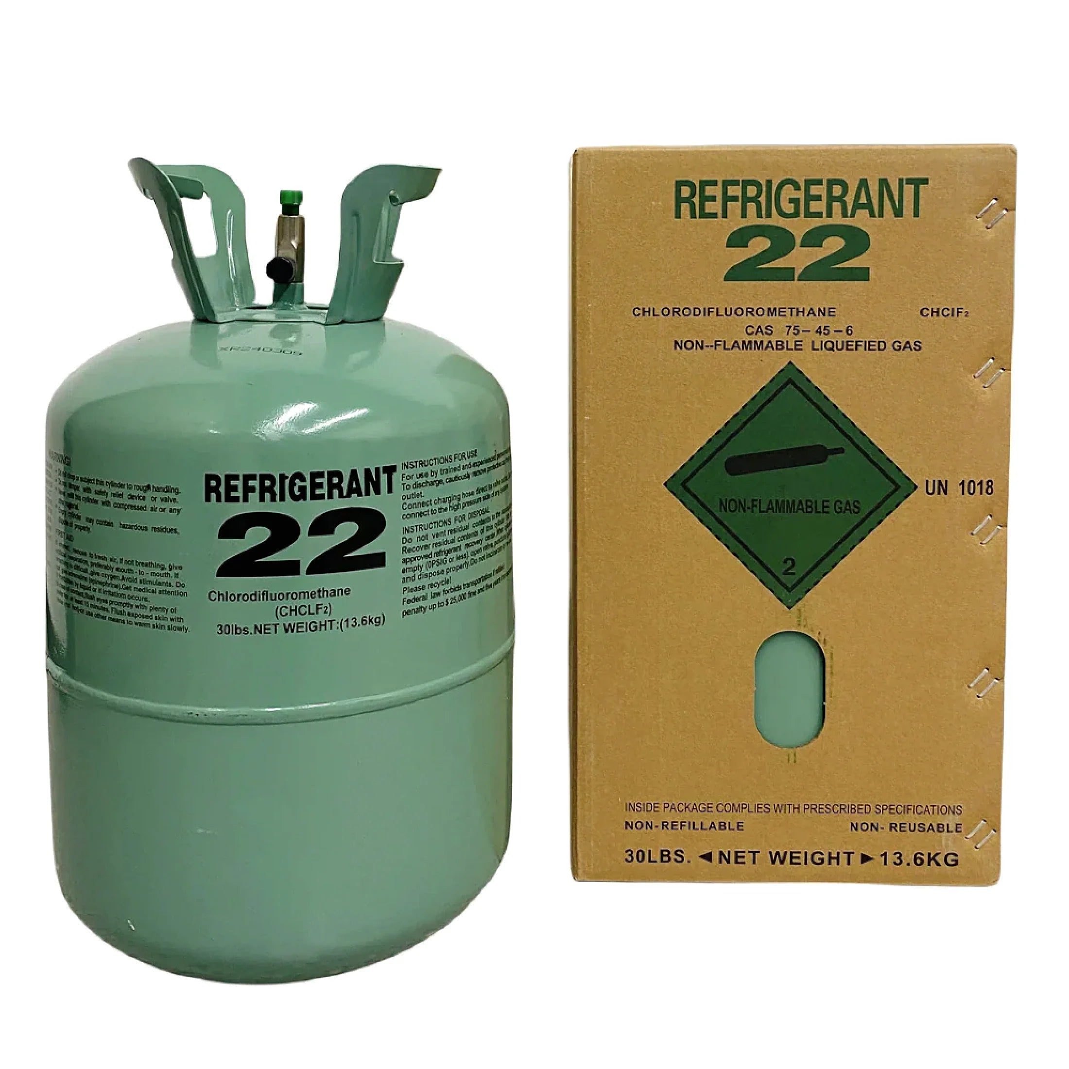 30LB R22 (R-22) Kältemittel Gas Stabil 2