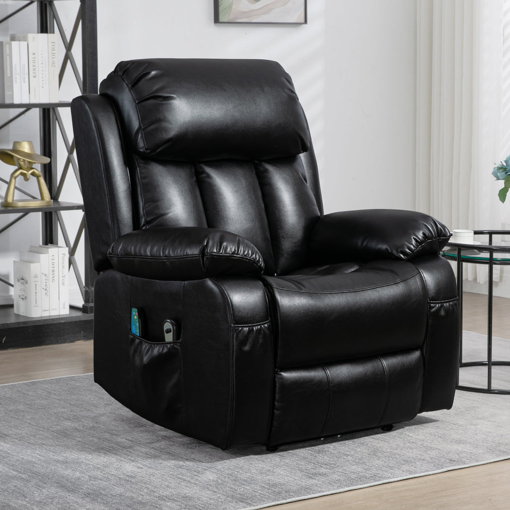 Luxuriöser atmungsaktiver Armstuhl mit Wärme und Massage. 11
