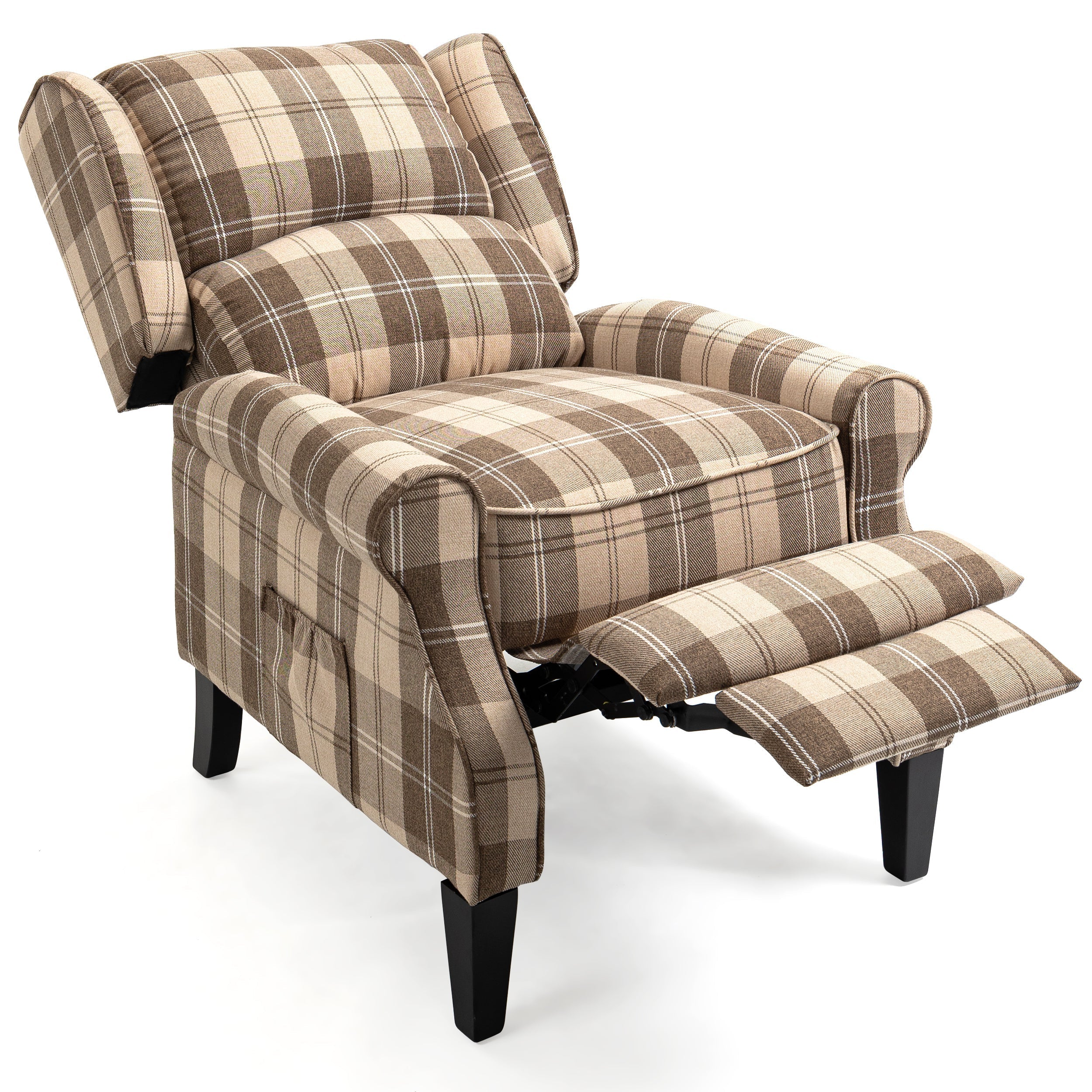Beiger ergonomischer Relaxsessel für ultimativen Komfort und Stil. 8