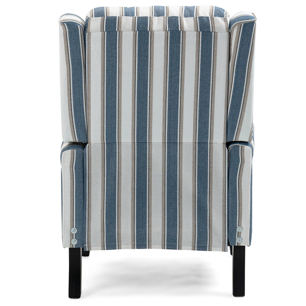 Blauer ergonomischer Recliner Armlehnenstuhl für ultimativen Komfort. 6
