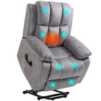 Blisswood Kamel Samt Relaxstuhl mit Massage- und Heizfunktion