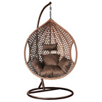 Blisswood Swing Oasis Hängesessel in Braun mit luxuriöser Polsterung 7