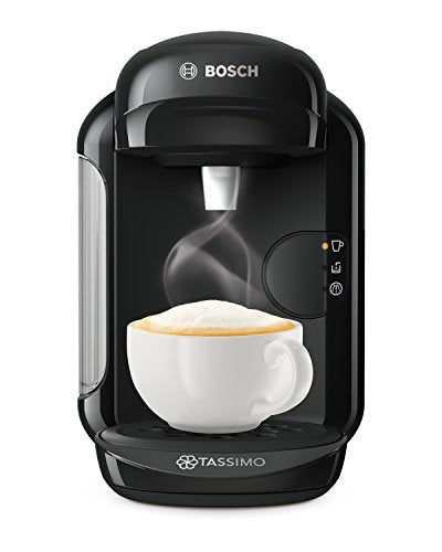 Bosch Vivy 2 Kaffeemaschine in Schwarz mit kompaktem Design.