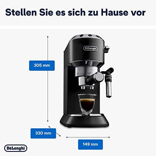Dedica Style EC 685.BK Espressomaschine in Schwarz 6