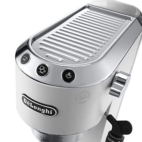 Dedica Style EC 685.W kompakte Espressomaschine in Weiß 3