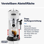 Dedica Style EC 685.W kompakte Espressomaschine in Weiß 7