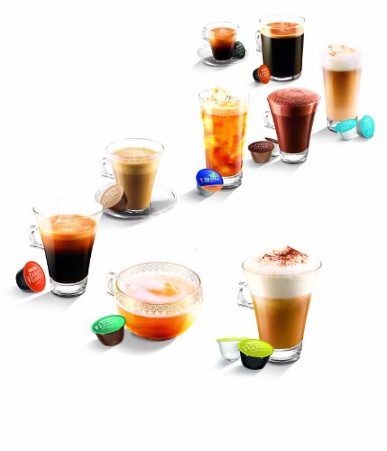 DeLonghi Nescafé Dolce Gusto EDG250.B Kaffeemaschine in Schwarz mit rotem Kabel. 2