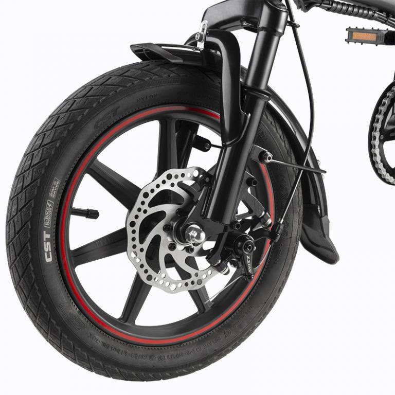 DYU A5 Upgraded Klapp-E-Bike in Schwarz 6