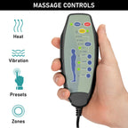 Luxuriöser Relaxsessel mit Wärme und Massage für optimalen Komfort. 9