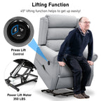 Heated Massage Recliner Sessel mit Komfort 10