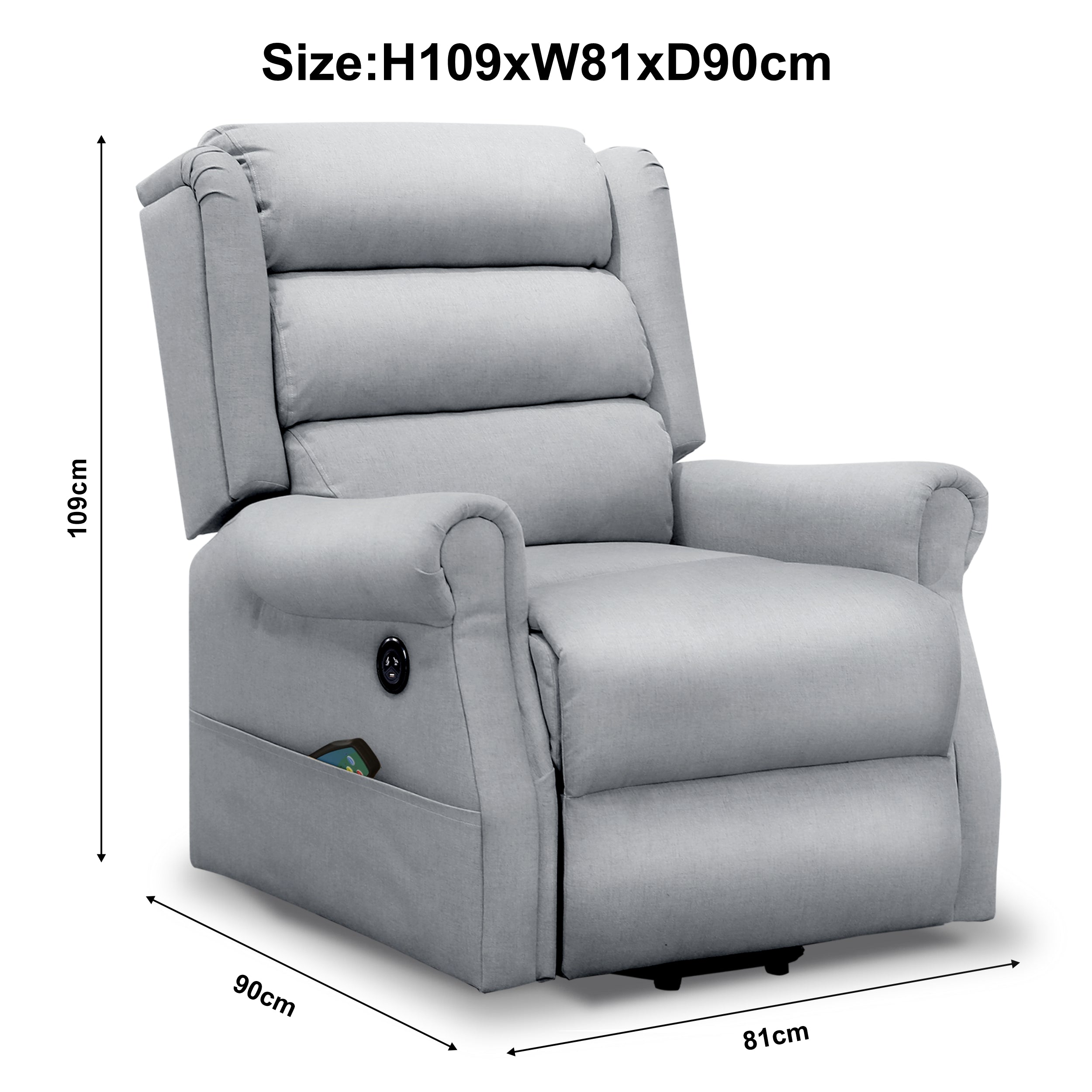 Heated Massage Recliner Sessel mit Komfort 14