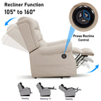 Heated Massage Recliner Sessel mit Komfort 4