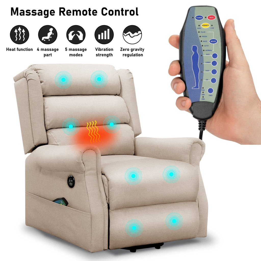 Heated Massage Recliner Sessel mit Komfort 5