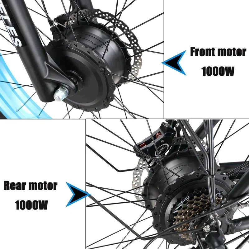KETELES K800 Elektrofahrrad mit Dual-Motoren und leistungsstarker Batterie 4