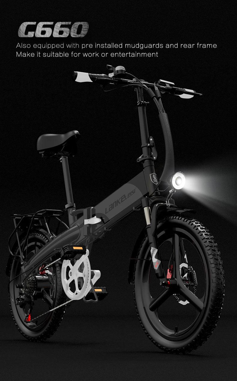 Lankeleisi G660 Klapp-E-Bike in Aktion 6