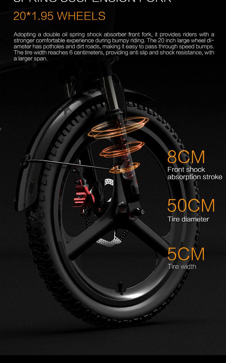 Lankeleisi G660 Klapp-E-Bike in Aktion 8