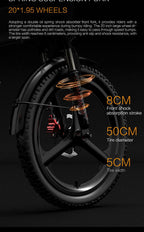 Lankeleisi G660 Klapp-E-Bike in Aktion 8