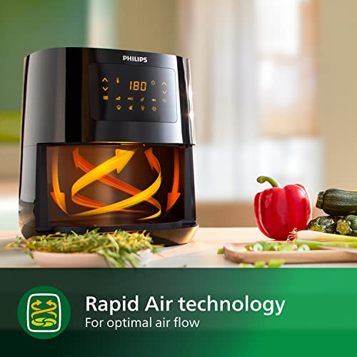 Philips Airfryer 3000 Serie L in Schwarz für gesundes Frittieren 2