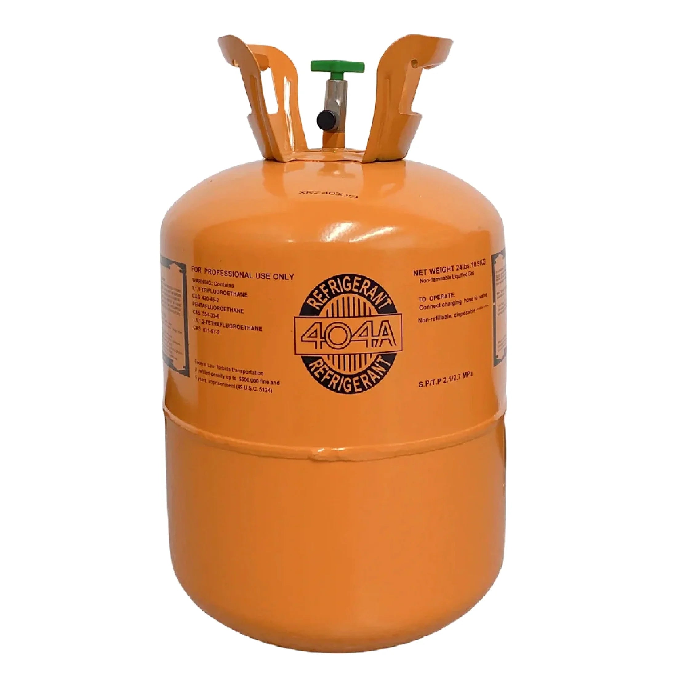 R-404A HFC Kältemittel Gas, 24 LB Zylinder