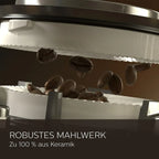 Eleganter SAECO GranAroma Kaffeevollautomat in Schwarz. 4