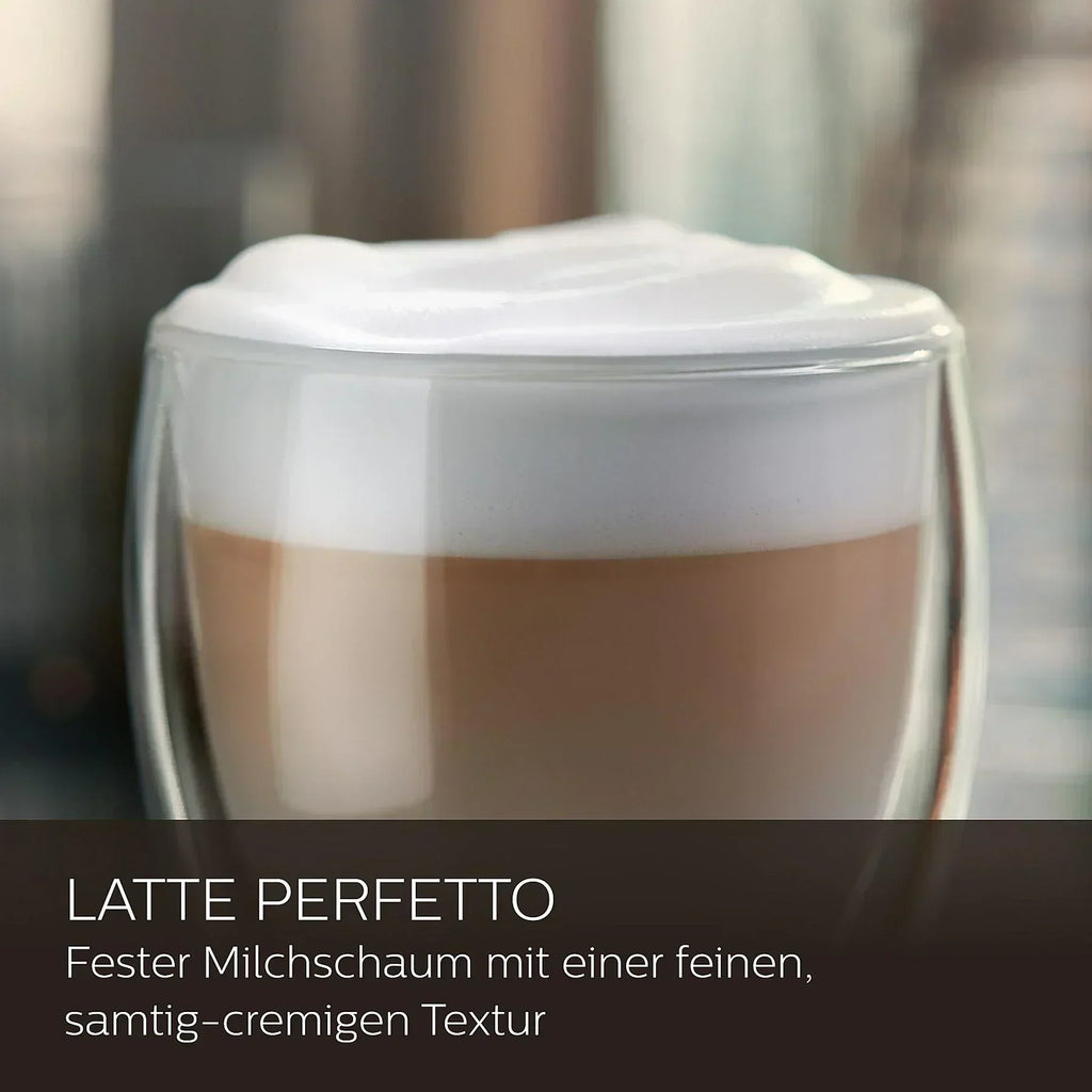 Eleganter SAECO GranAroma Kaffeevollautomat in Schwarz. 6