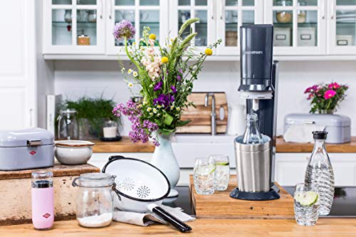 SodaStream Crystal 2.0 Wassersprudler mit CO2-Zylinder und 2x Glaskaraffen 4