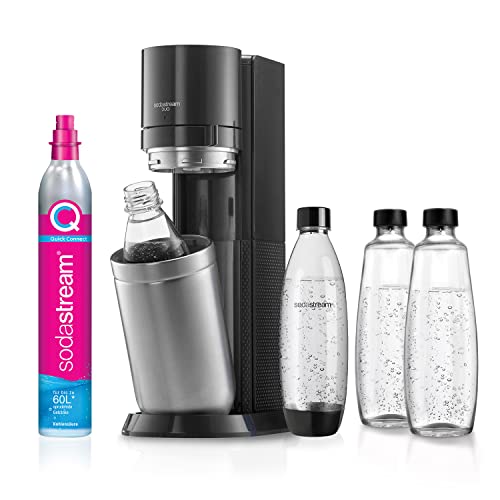 SodaStream Wassersprudler DUO mit CO2-Zylinder und Glasflaschen