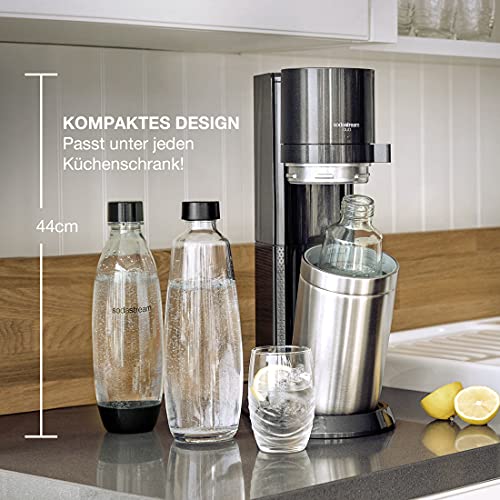 SodaStream Wassersprudler DUO mit CO2-Zylinder und Glasflaschen 6