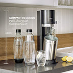 SodaStream Wassersprudler Duo in Weiß mit CO2-Zylinder und Glasflaschen 5