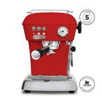 Ascaso Dream Zero elegante Espressomaschine in Rot