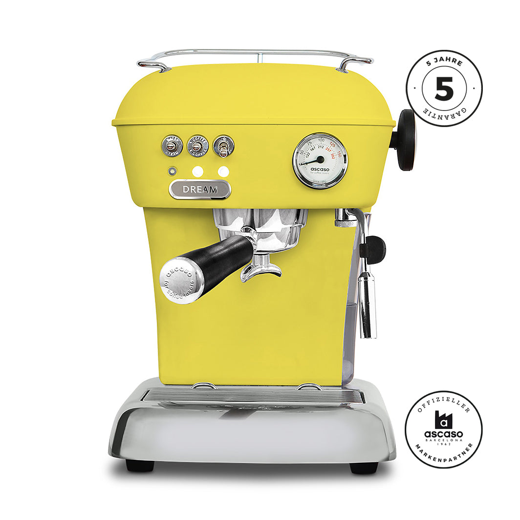 Ascaso Dream Zero elegante Espressomaschine in Rot 2