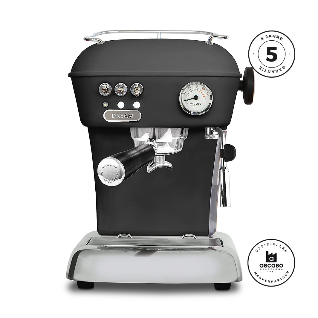 Ascaso Dream Zero elegante Espressomaschine in Rot 7