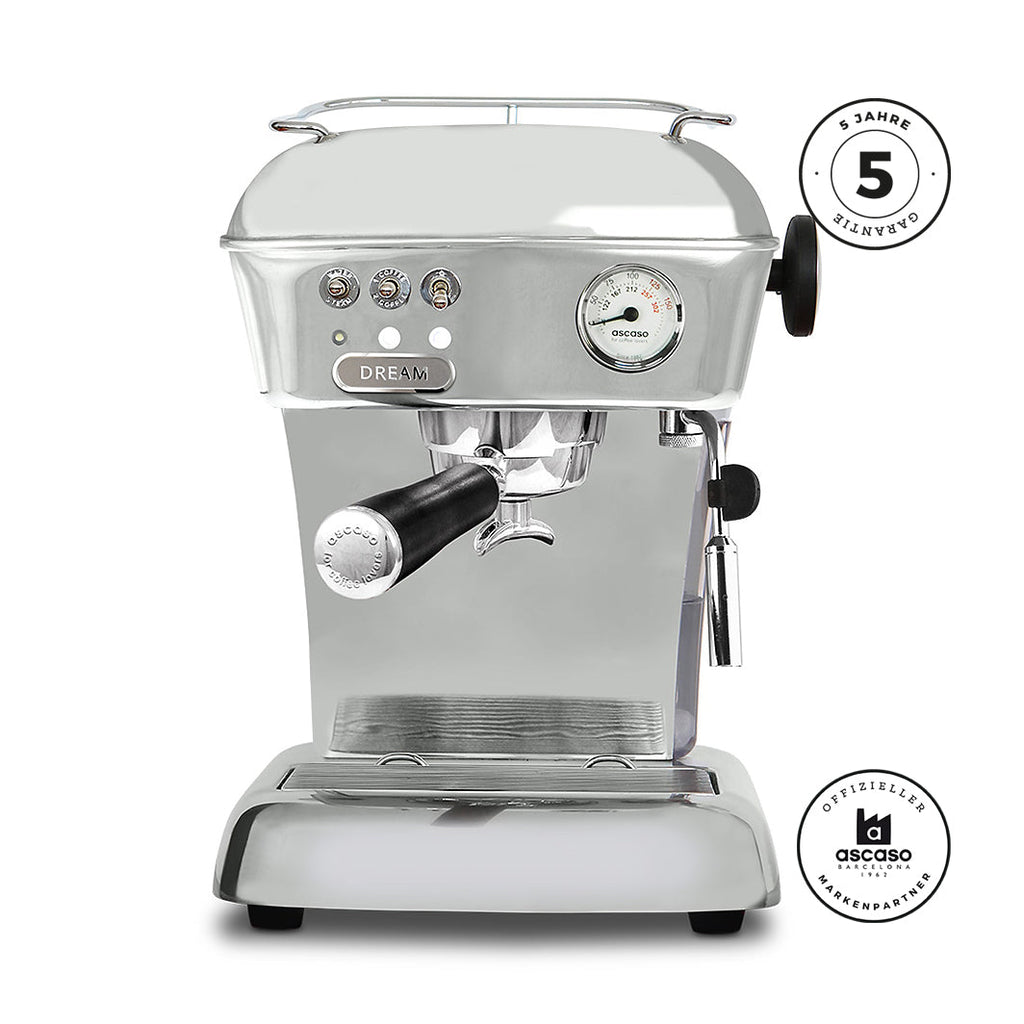 Ascaso Dream Zero elegante Espressomaschine in Rot 8