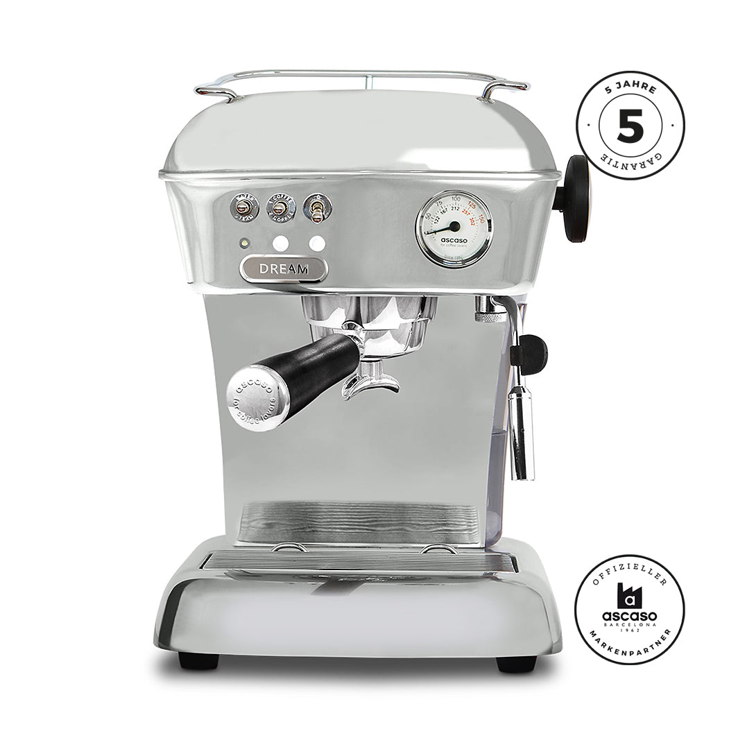 Ascaso Dream Zero elegante Espressomaschine in Rot 8