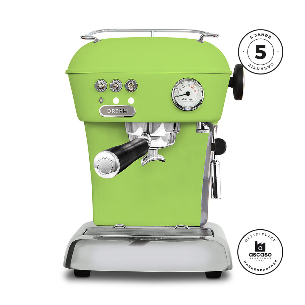 Ascaso Dream Zero elegante Espressomaschine in Rot 9