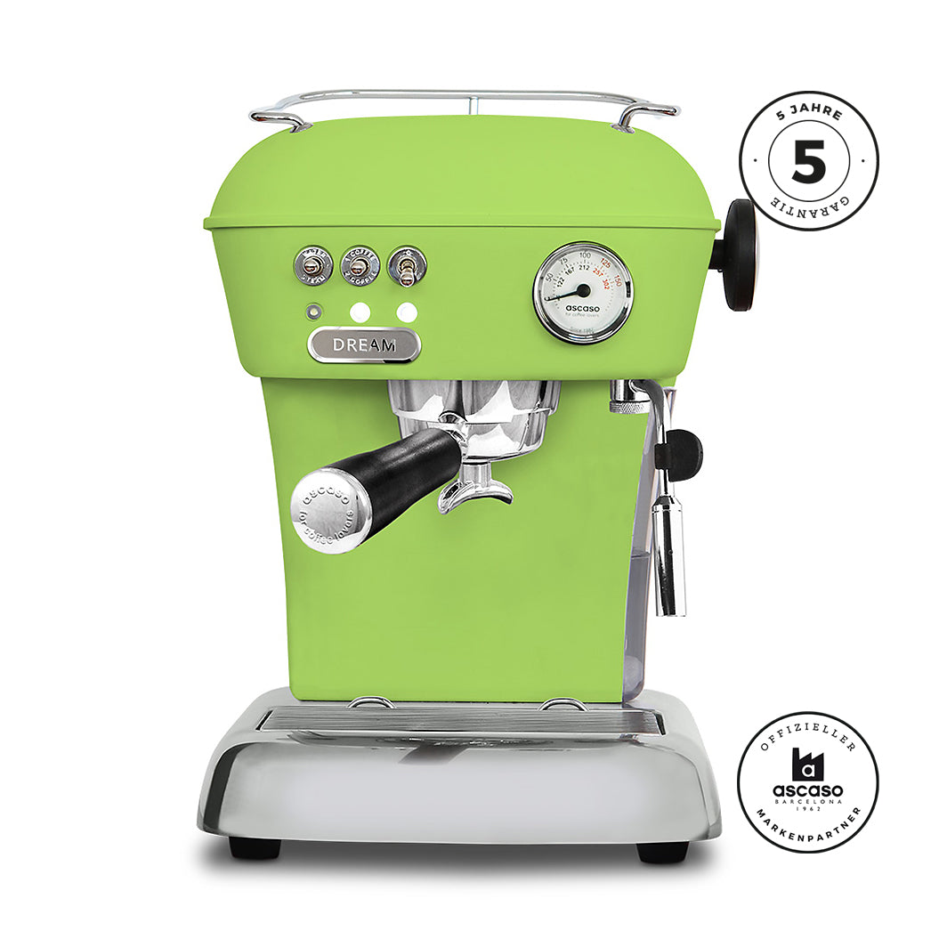 Ascaso Dream Zero elegante Espressomaschine in Rot 9