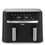 Tefal Easy Fry Dual Zone Digitale Heißluftfritteuse in Schwarz