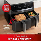 Tefal Easy Fry Dual Zone Digitale Heißluftfritteuse in Schwarz 3