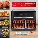 Tefal Easy Fry Dual Zone Digitale Heißluftfritteuse in Schwarz 4